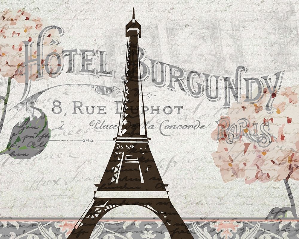 Hydrangea Paris Grey 3 art print by Kimberly Allen for $57.95 CAD