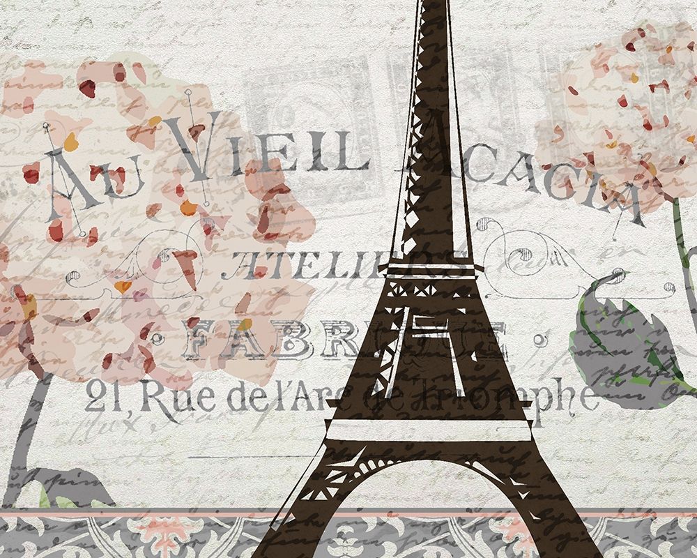 Hydrangea Paris Grey 4 art print by Kimberly Allen for $57.95 CAD