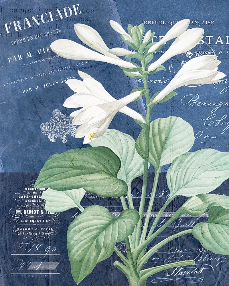 Postcard Vintage Floral 2 art print by Kimberly Allen for $57.95 CAD