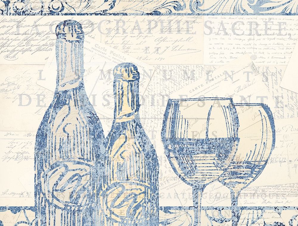 Wine Sketch art print by Kimberly Allen for $57.95 CAD