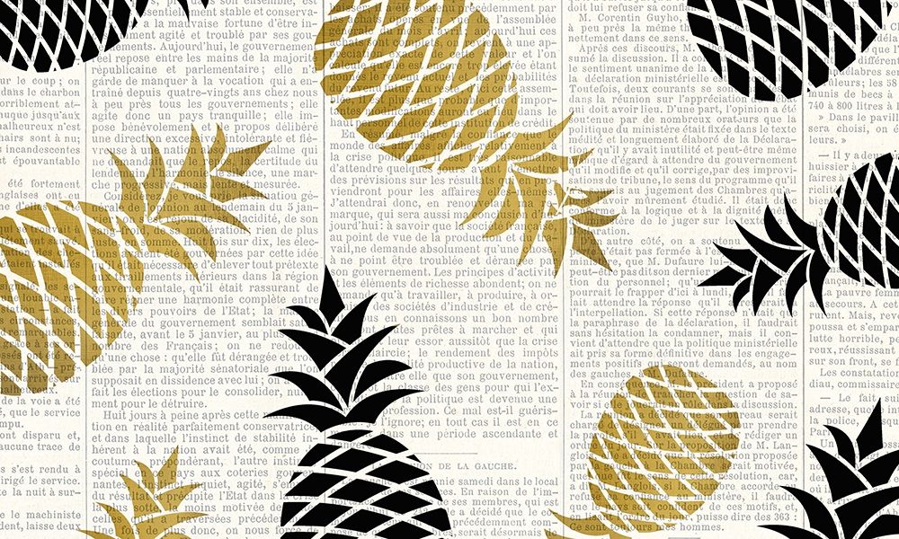 Newspaper Tropics 2 art print by Kimberly Allen for $57.95 CAD