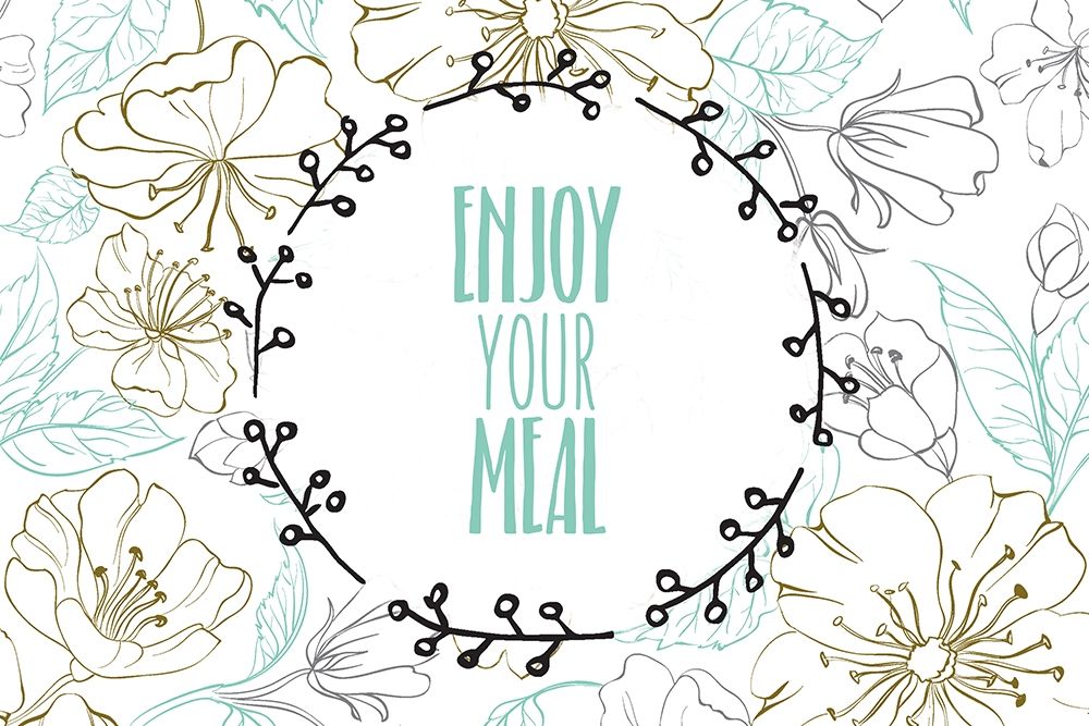 Enjoy Your Meal art print by Kimberly Allen for $57.95 CAD