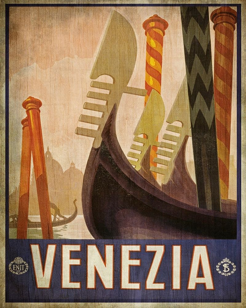 Vintage Travel Poster 2 art print by Kimberly Allen for $57.95 CAD