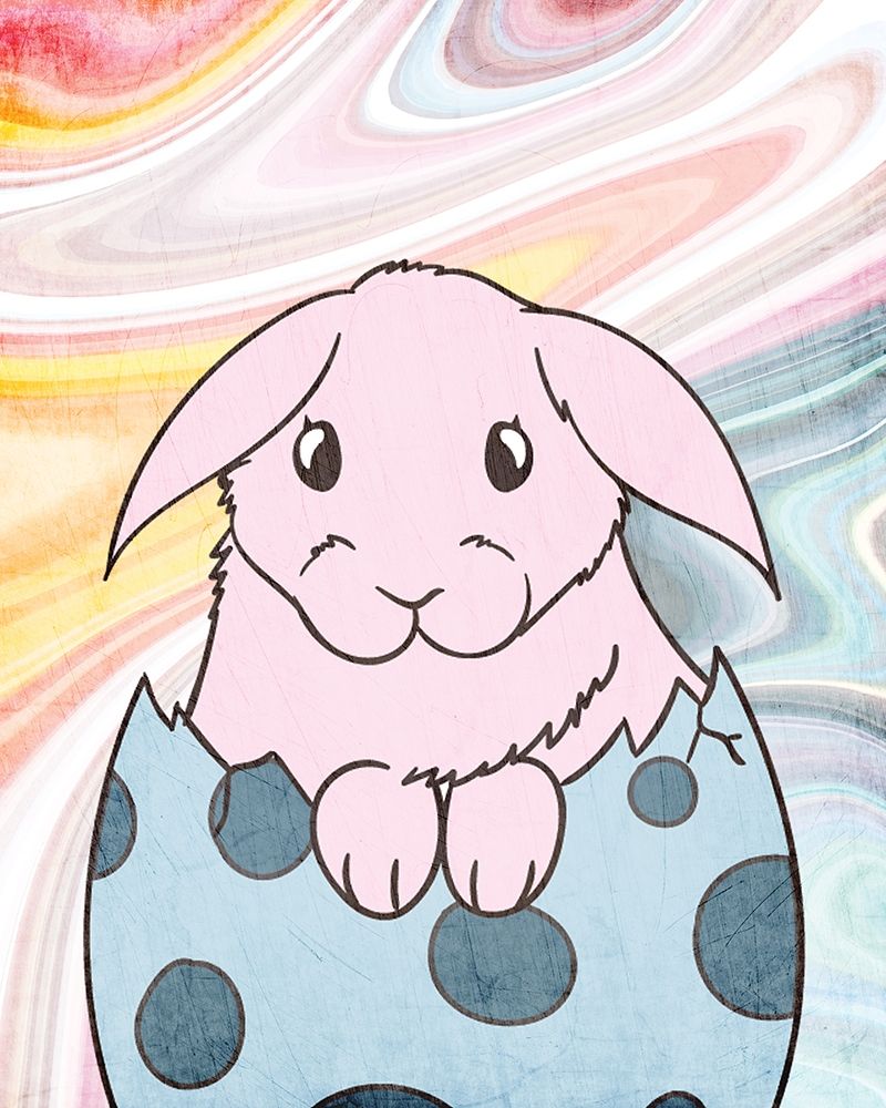 Marbled Bunny 3 art print by Kimberly Allen for $57.95 CAD