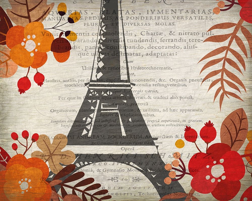 Paris in the Fall 3 art print by Kimberly Allen for $57.95 CAD