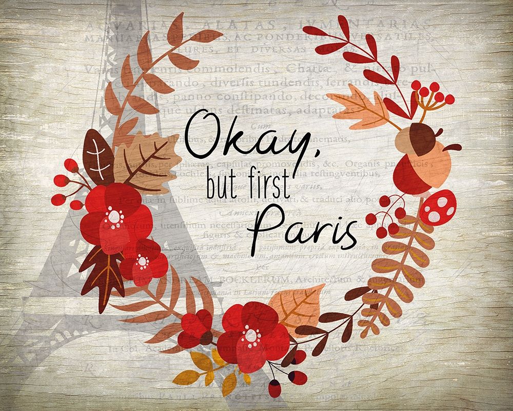 Paris in the Fall 4 art print by Kimberly Allen for $57.95 CAD