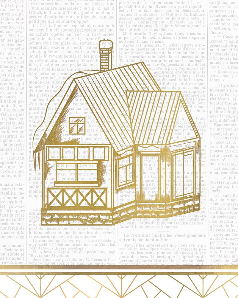 Newspaper Christmas 4 art print by Kimberly Allen for $57.95 CAD