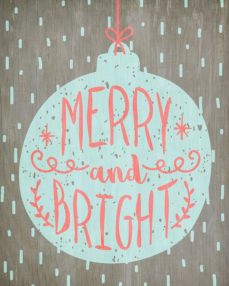 Merry and Bright 3 art print by Kimberly Allen for $57.95 CAD