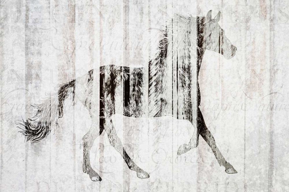 Barnwood Horse 2 art print by Kimberly Allen for $57.95 CAD