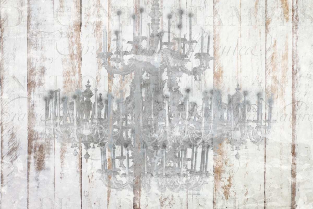 Barnwood Chandelier art print by Kimberly Allen for $57.95 CAD