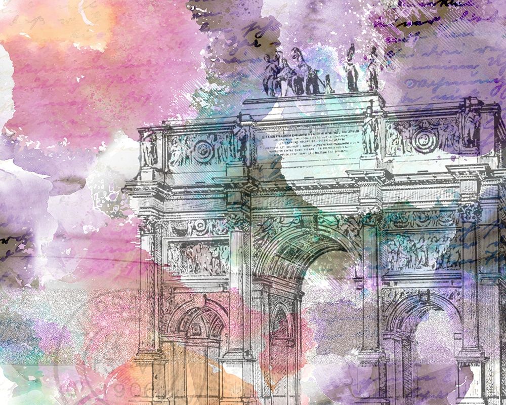 Watercolor Travel 2 art print by Kimberly Allen for $57.95 CAD