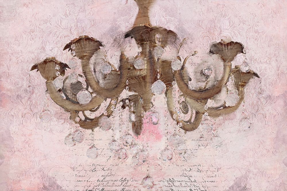Blush Chandelier art print by Kimberly Allen for $57.95 CAD