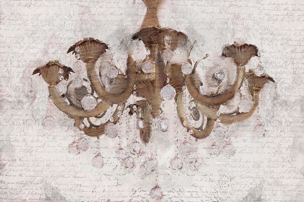 Blush Chandelier V2 art print by Kimberly Allen for $57.95 CAD