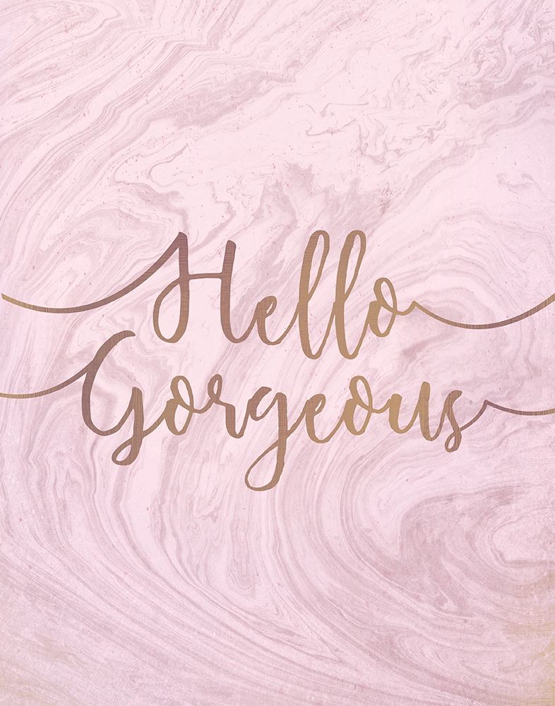 Hello Gorgeous art print by Kimberly Allen for $57.95 CAD