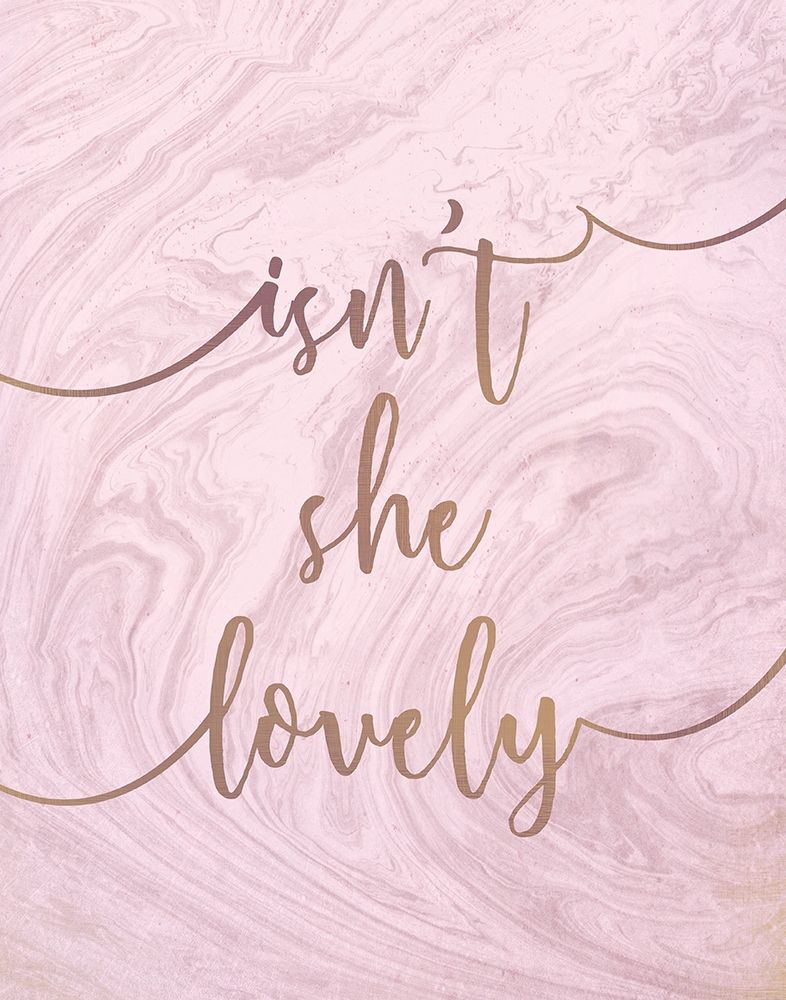 Isnt She Lovely art print by Kimberly Allen for $57.95 CAD