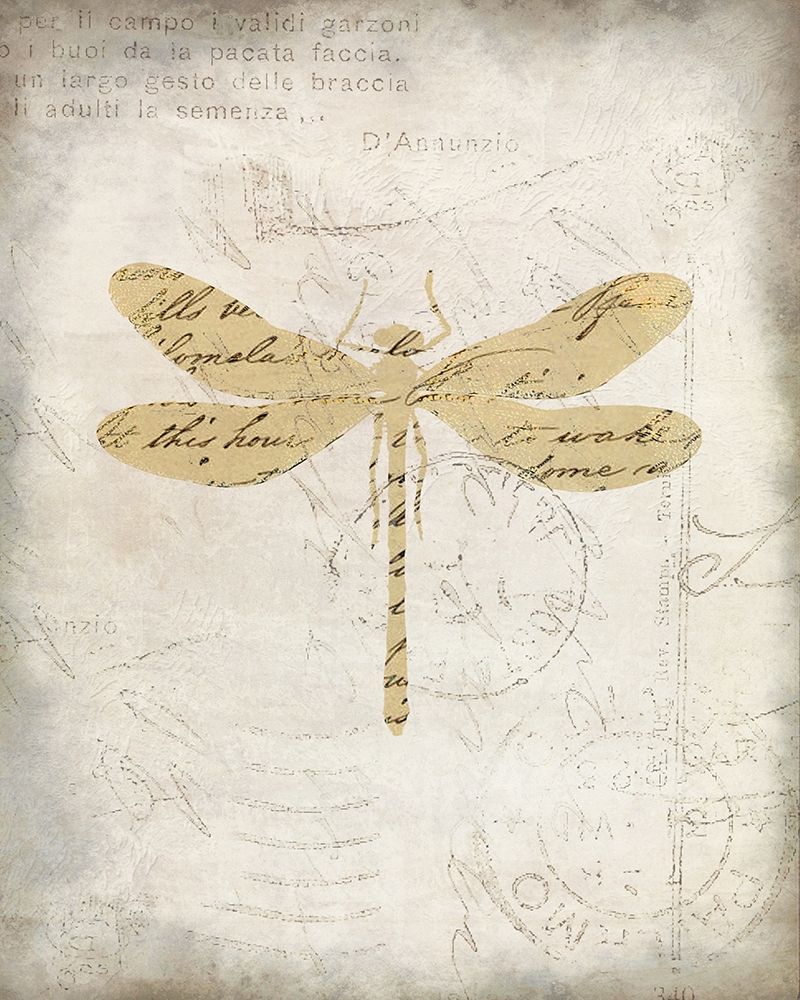 Dragonfly Letters 1 art print by Kimberly Allen for $57.95 CAD