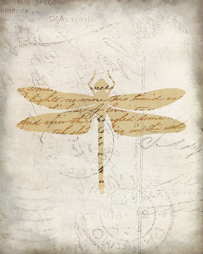 Dragonfly Letters 3 art print by Kimberly Allen for $57.95 CAD
