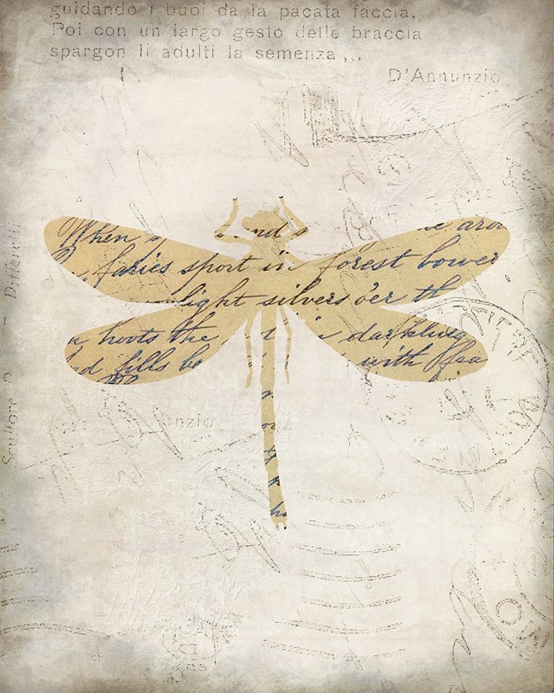 Dragonfly Letters 2 art print by Kimberly Allen for $57.95 CAD