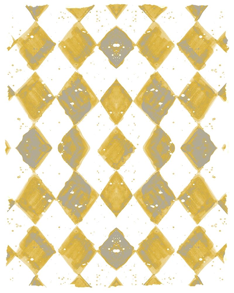 Painted Pattern Mustard 1 art print by Kimberly Allen for $57.95 CAD