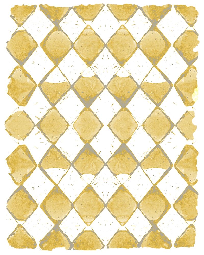 Painted Pattern Mustard 2 art print by Kimberly Allen for $57.95 CAD