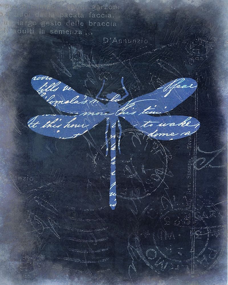 Dragonfly Blue 1 art print by Kimberly Allen for $57.95 CAD