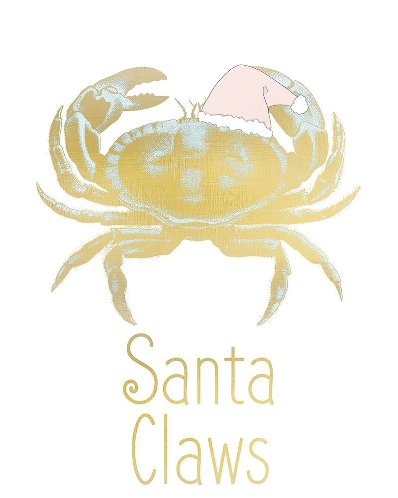 Santa Claws art print by Kimberly Allen for $57.95 CAD