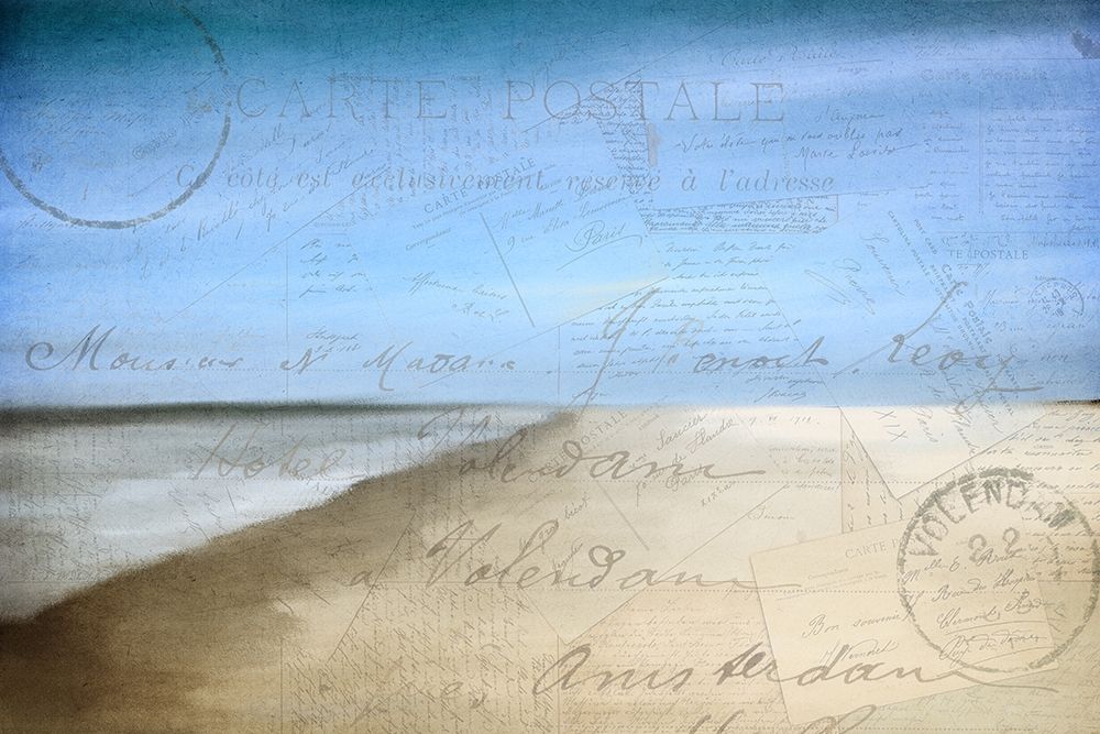 Letters by the Sea art print by Kimberly Allen for $57.95 CAD
