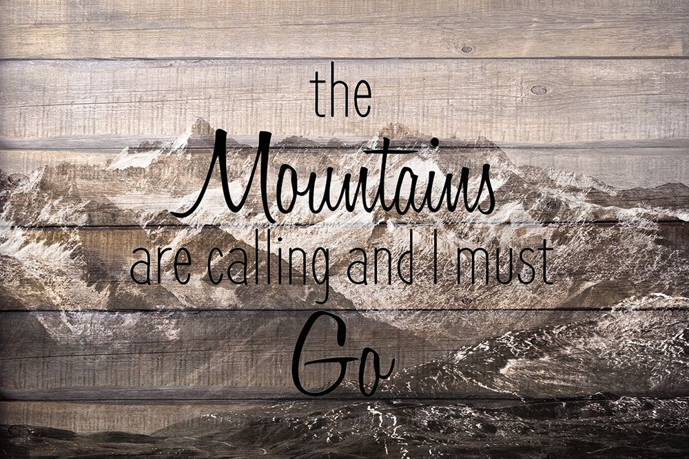 The Mountains are Calling art print by Kimberly Allen for $57.95 CAD