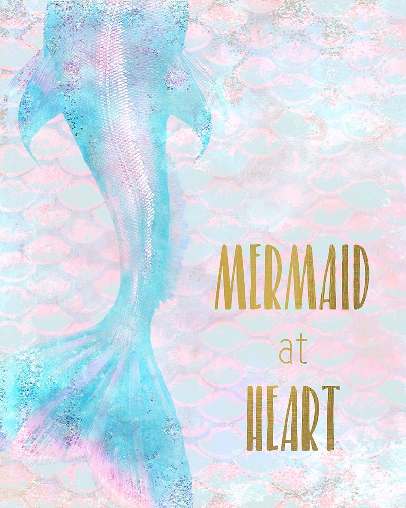 Mermaid at Heart art print by Kimberly Allen for $57.95 CAD