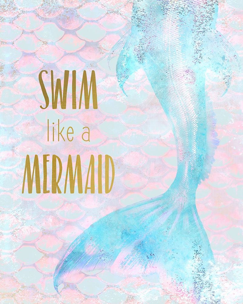 Swim like a Mermaid art print by Kimberly Allen for $57.95 CAD