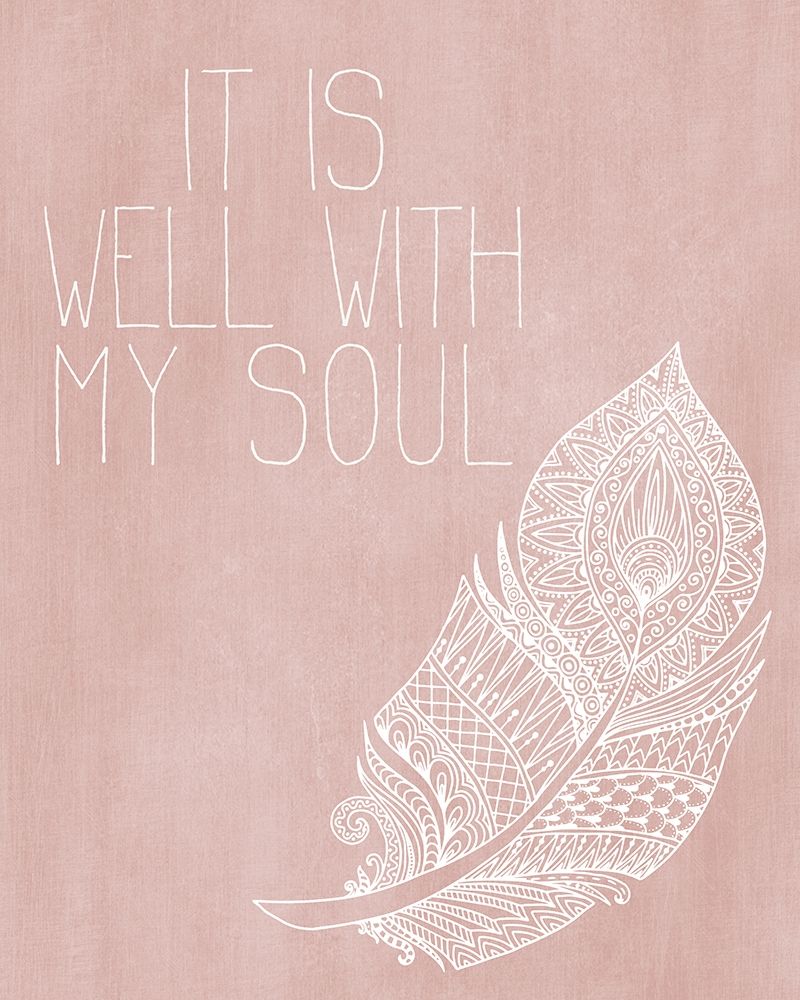 It is Well with my Soul Pink art print by Kimberly Allen for $57.95 CAD
