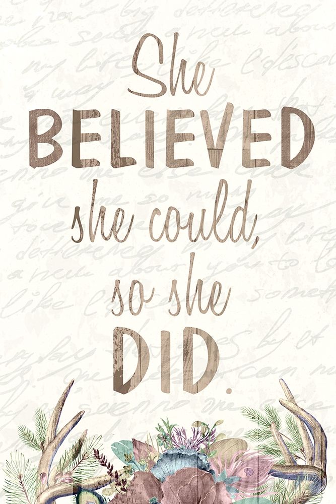 She Believed art print by Kimberly Allen for $57.95 CAD