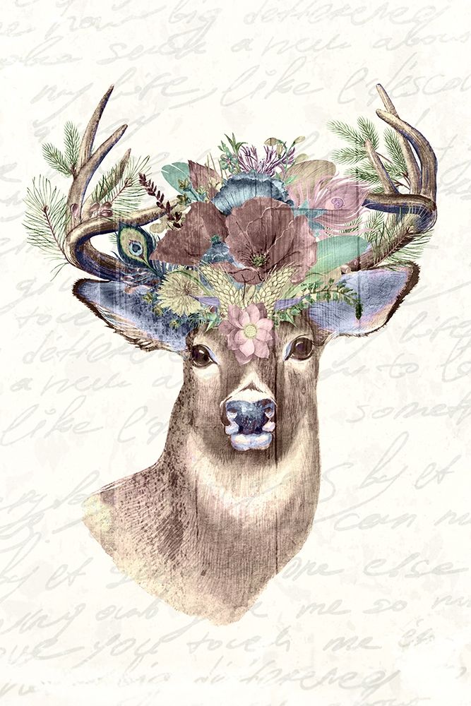 Floral Headband art print by Kimberly Allen for $57.95 CAD