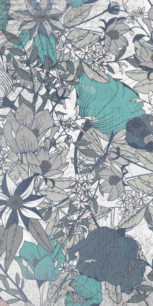 Carte Postale Blooms Mineral 2 art print by Kimberly Allen for $57.95 CAD