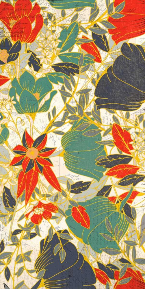 Carte Postale Blooms Henna 1 art print by Kimberly Allen for $57.95 CAD