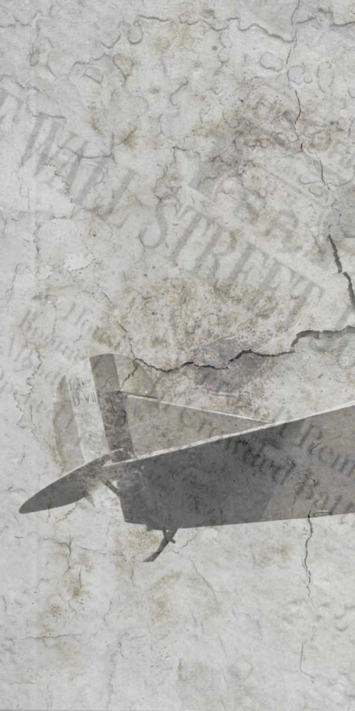 Newspaper Air Travel A art print by Kimberly Allen for $57.95 CAD