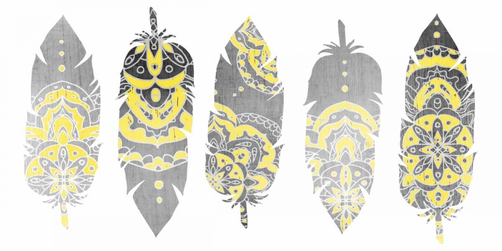 Feathered Tribal art print by Kimberly Allen for $57.95 CAD