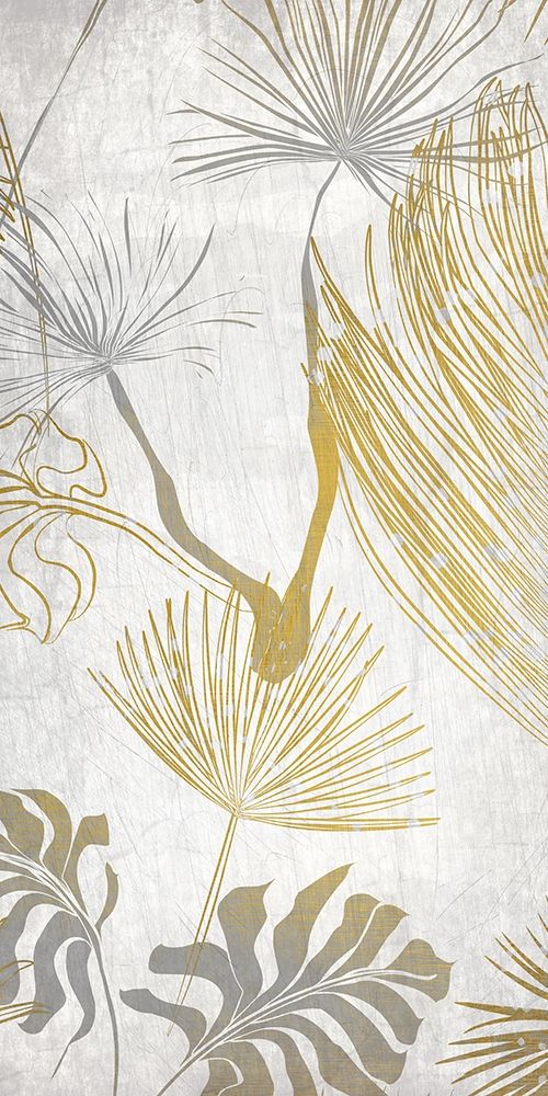 Golden Leaves Tropics 2 art print by Kimberly Allen for $57.95 CAD