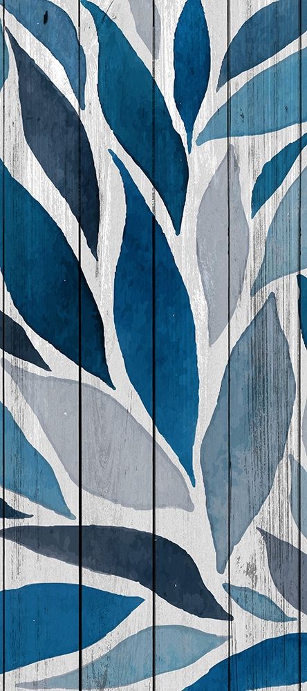 Indigo Leaves 1 art print by Kimberly Allen for $57.95 CAD