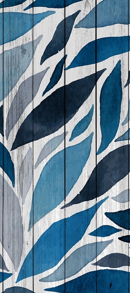 Indigo Leaves 2 art print by Kimberly Allen for $57.95 CAD