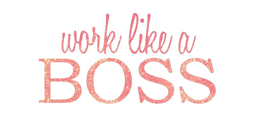 Work Like a Boss art print by Kimberly Allen for $57.95 CAD