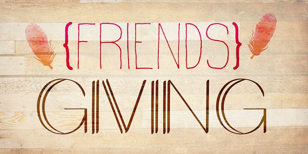 Friends Giving art print by Kimberly Allen for $57.95 CAD