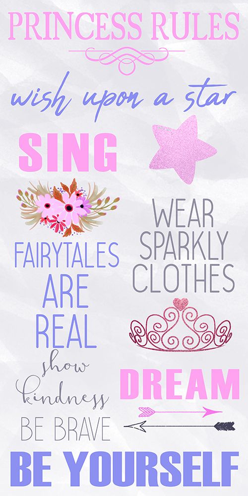 Rules For Princesses 1 art print by Kimberly Allen for $57.95 CAD