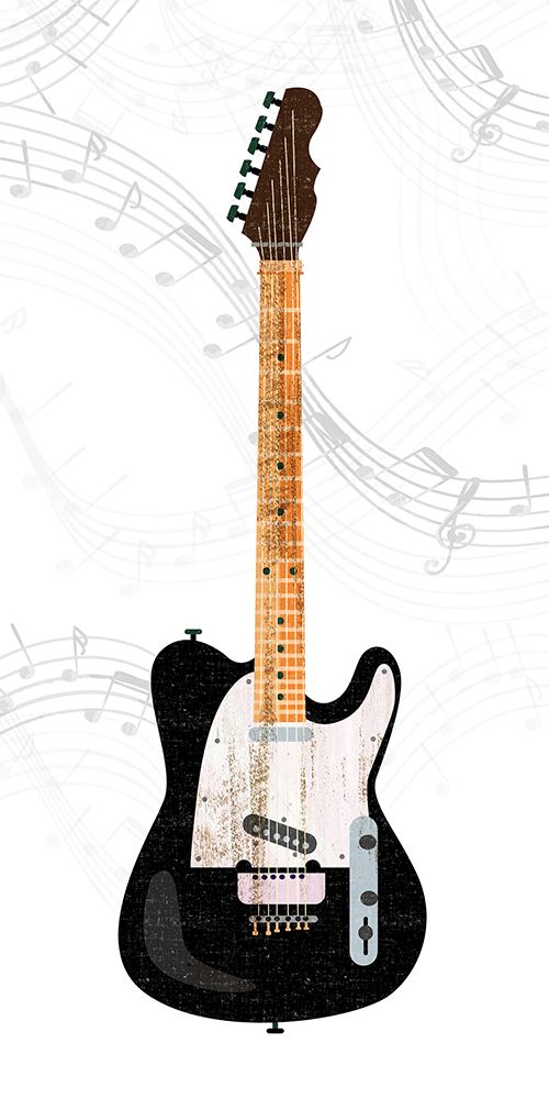 Guitar Panel 3 art print by Kimberly Allen for $57.95 CAD