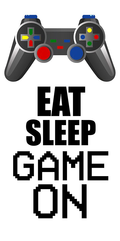 Eat Sleep Game On art print by Kimberly Allen for $57.95 CAD