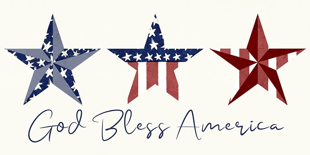 God Bless Panel art print by Kimberly Allen for $57.95 CAD