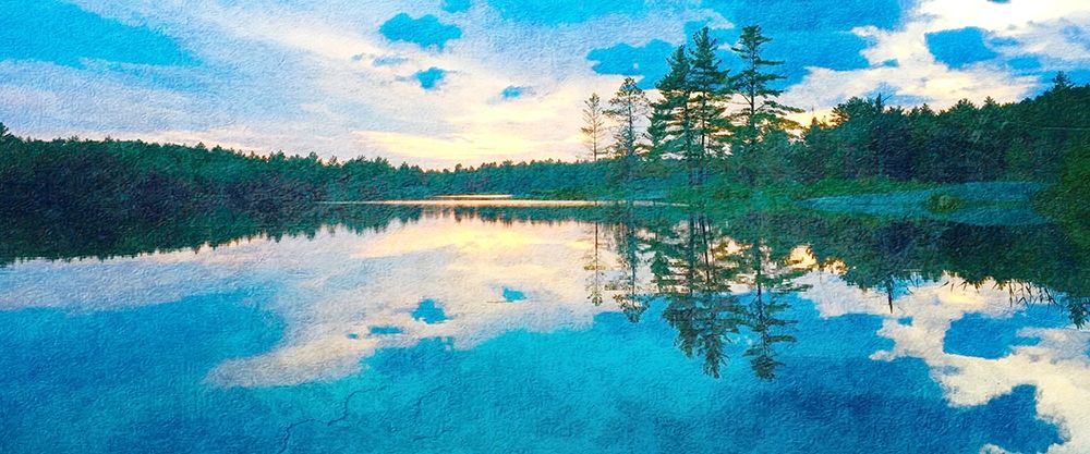 Mountain Lake art print by Kimberly Allen for $57.95 CAD