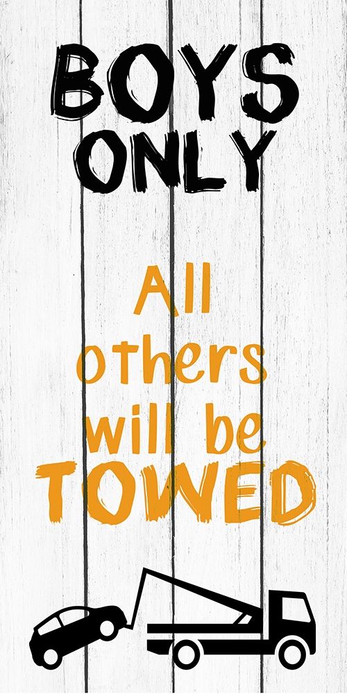 Boys Only art print by Kimberly Allen for $57.95 CAD