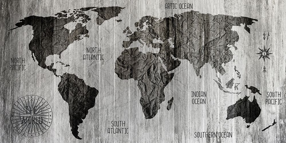 The World v3 art print by Kimberly Allen for $57.95 CAD
