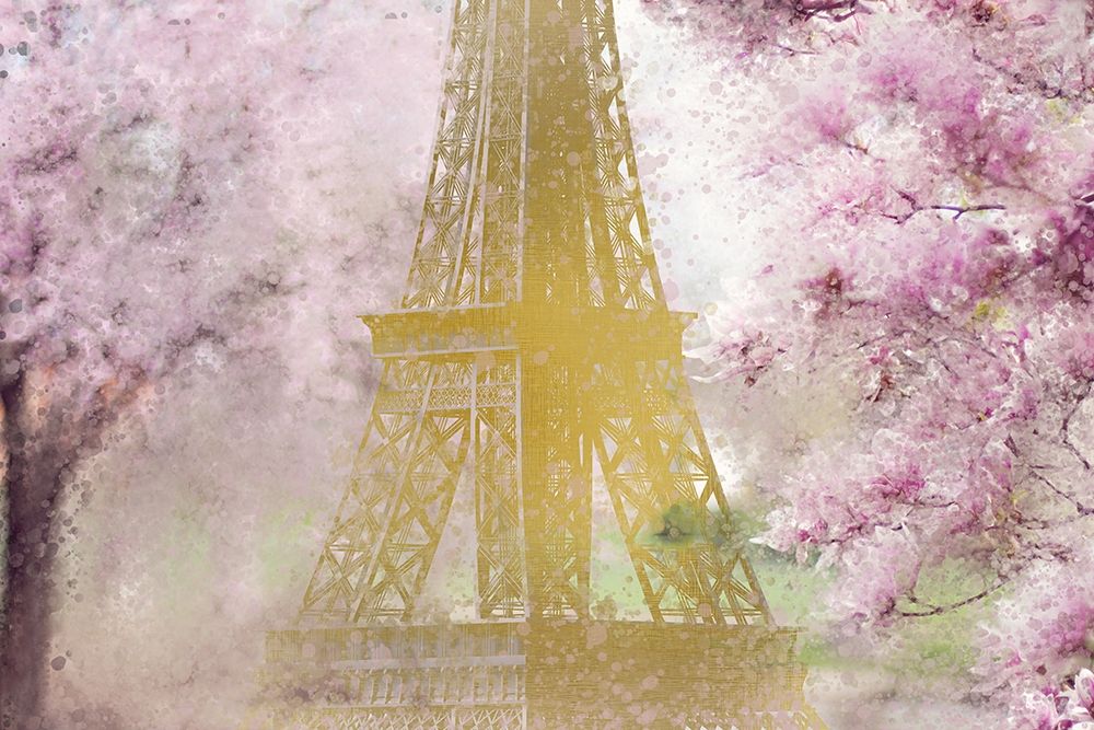 Pink Paris art print by Kimberly Allen for $57.95 CAD